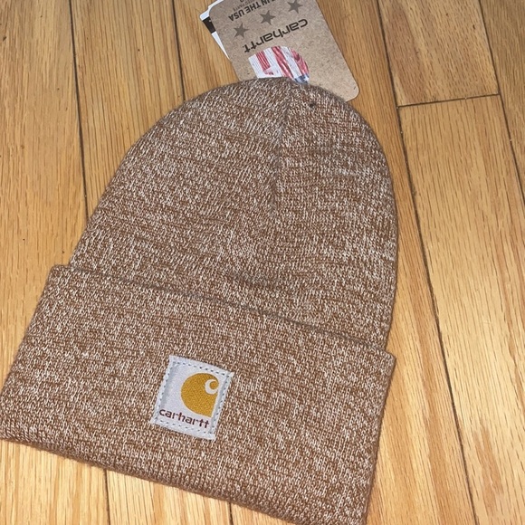 - ✖️NEW STOCK ⭐️CARHARTT BABY Brown heather kids hat  beanie *NEW* - Picture 3 of 7